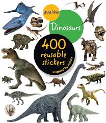 Eyelike Reusable Stickers 400 | Dinosaurs