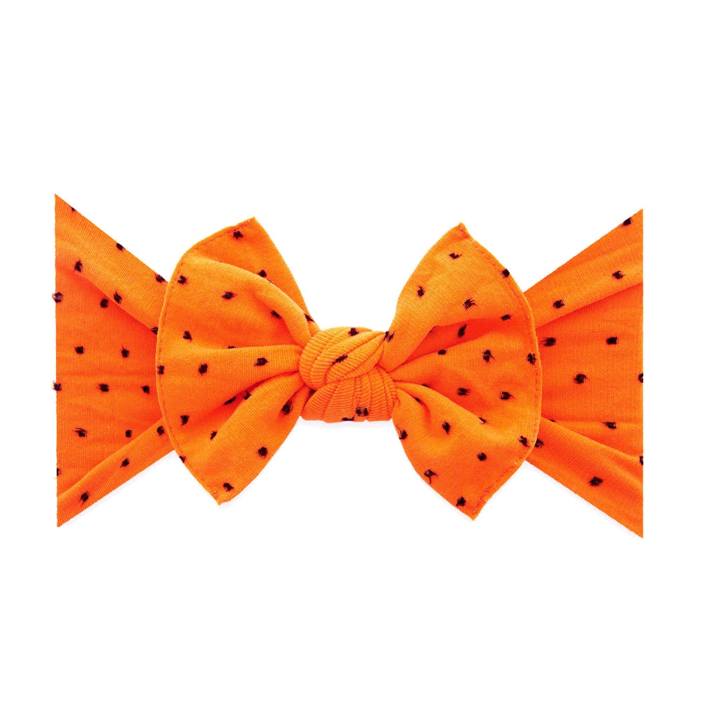 Shabby Dot Classic Knot | Nylon Headband Bow