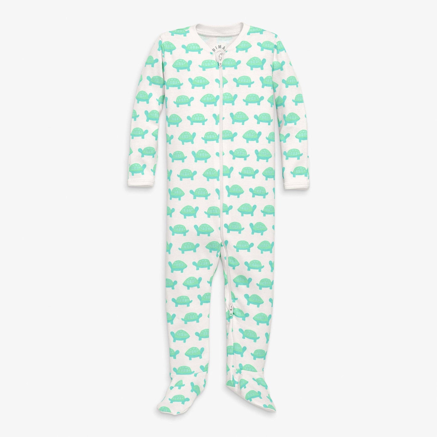 Organic Animal Friends Zip Footie