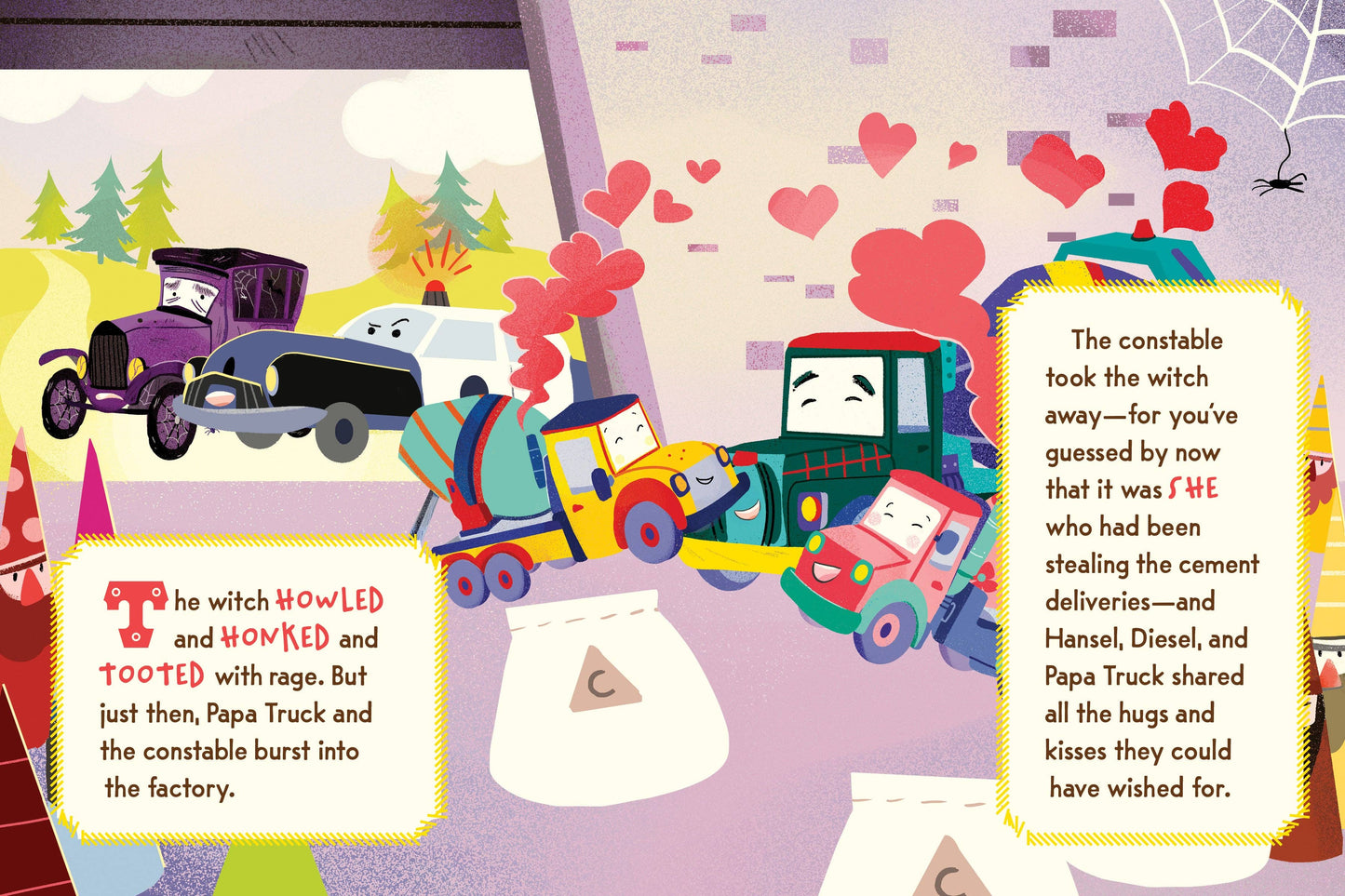 Hansel and Diesel and the Witch's Factory (Board Book)