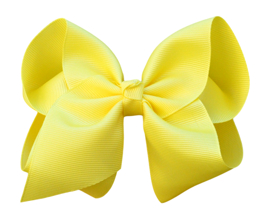 5 inch (1.5 inch Ribbon Width) Solid Grosgrain Bow