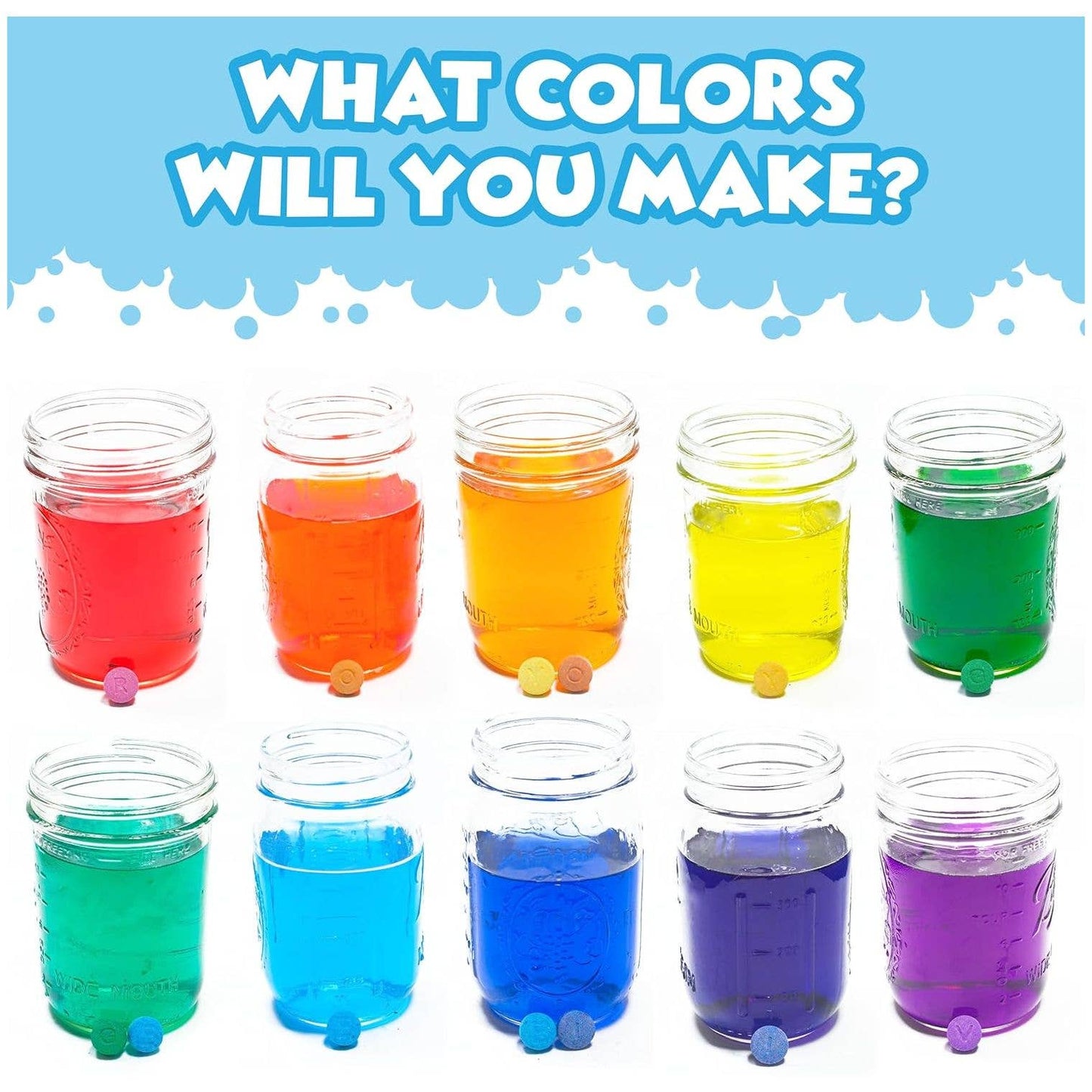 Tub Works® Bath Color Fizzies™- 150 Count