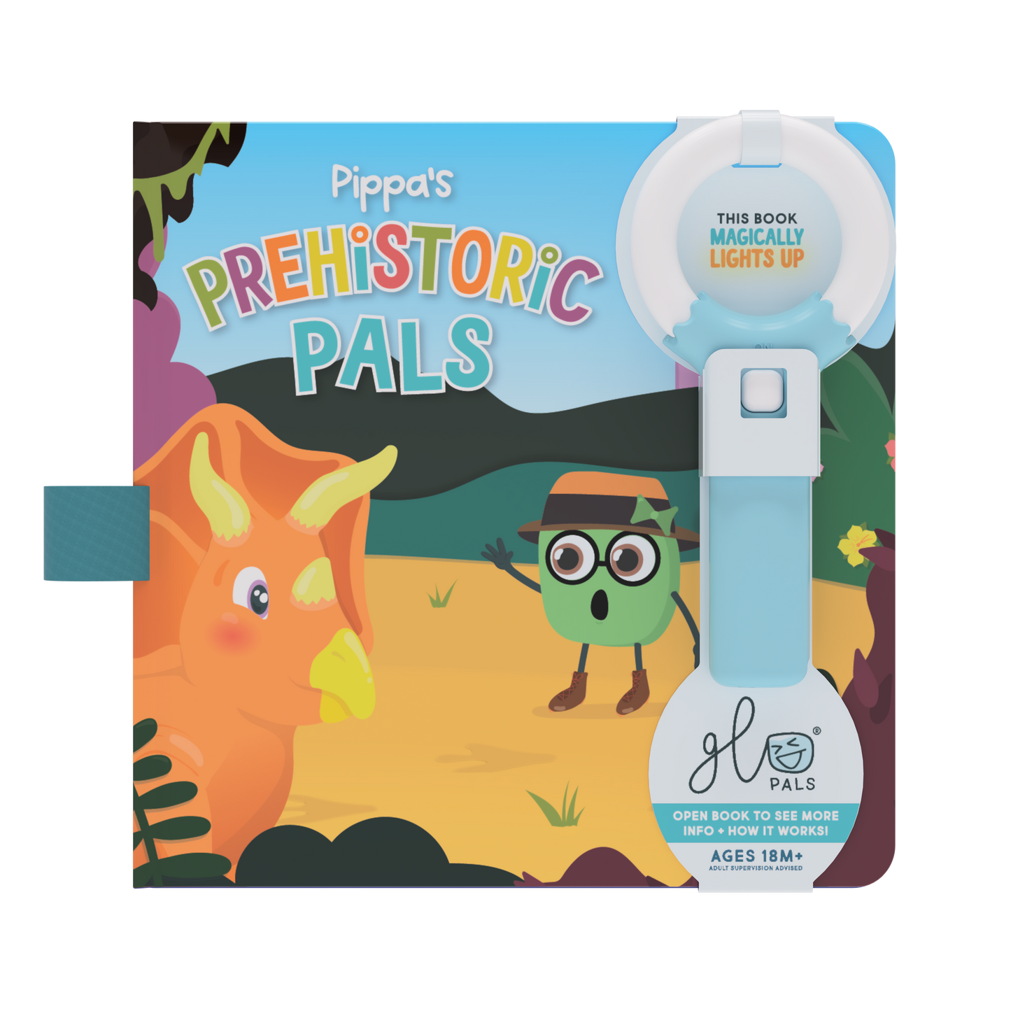 Glo Pals Light Up Book | Pippa and Her Prehistoric Pals