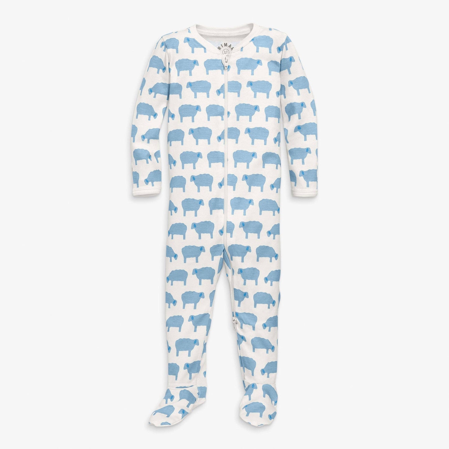 Organic Animal Friends Zip Footie