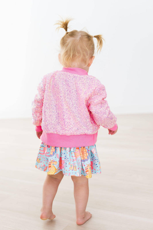 Bubblegum Pink | Sequin Jacket