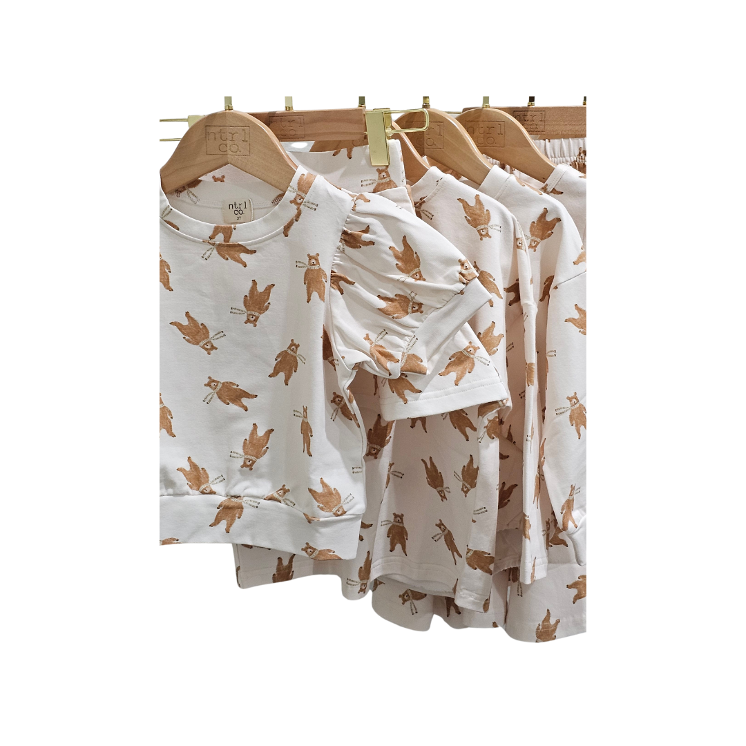 Bear-y Cute Long Sleeve Tee  | Gender-Neutral