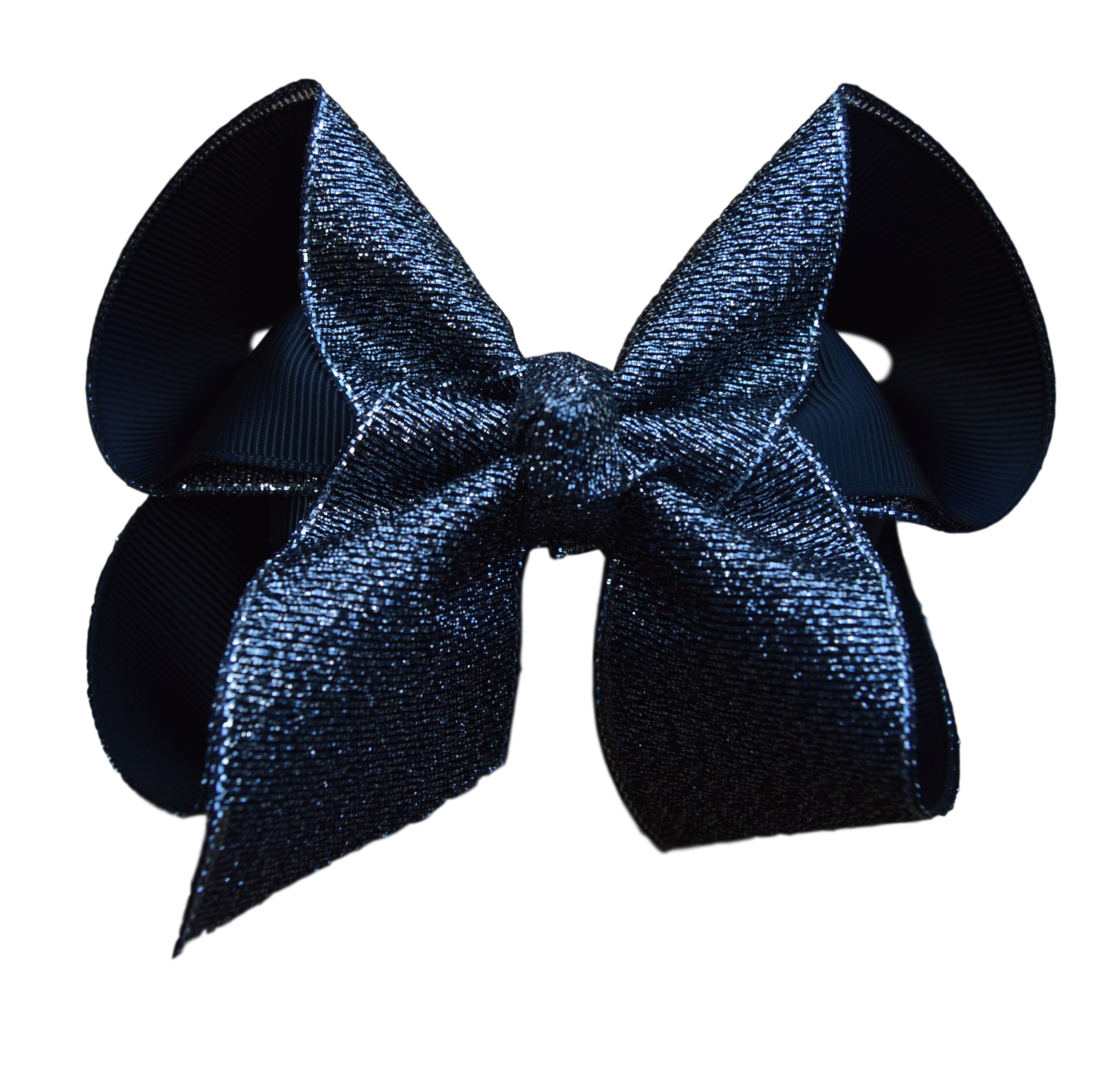 Black Glitter Bow ( DOES NOT FLAKE )