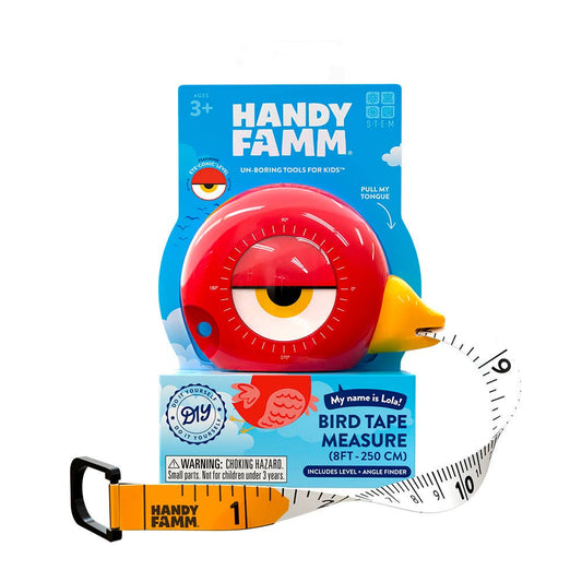 3-in-1 STEM | Tape Measure/Construction Tool-Bird