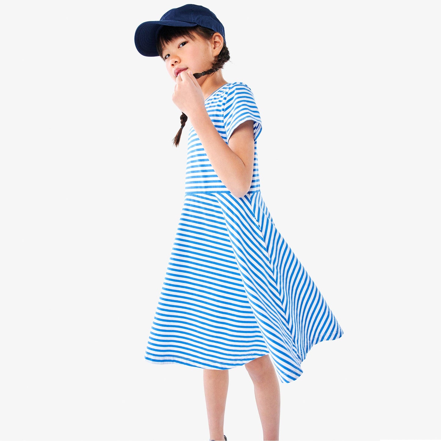 Twirly Dress In Stripe