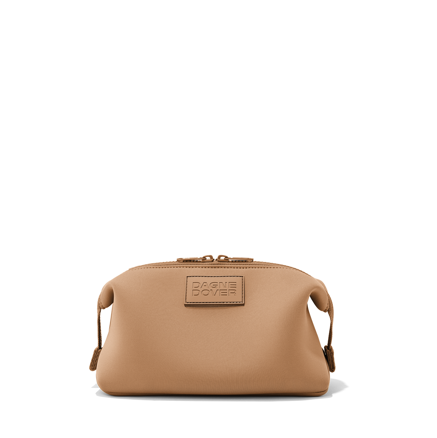 Dagne Dover Hunter Toiletry Bag in Camel-Large