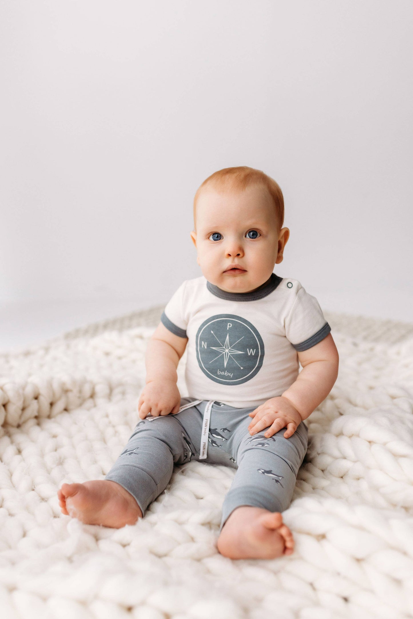 PNW Baby Pant- Orcas