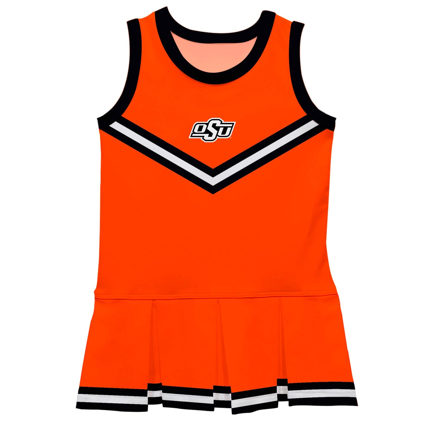 OSU Cowboys Orange Sleeveless Cheerleader Dress