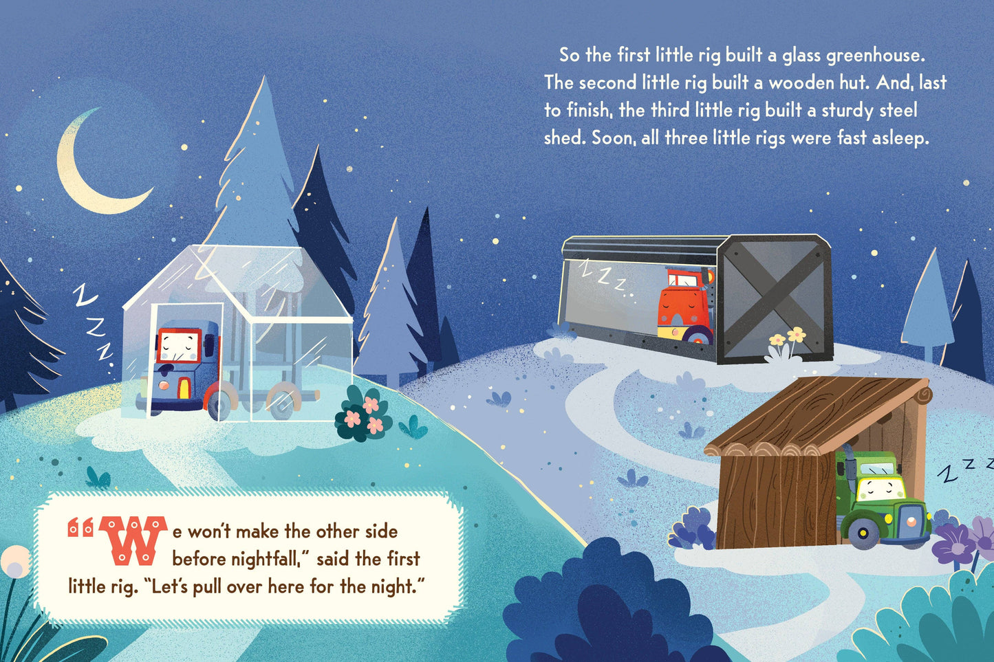 The Three Little Rigs and the Big Bad Bulldozer (Board Book)