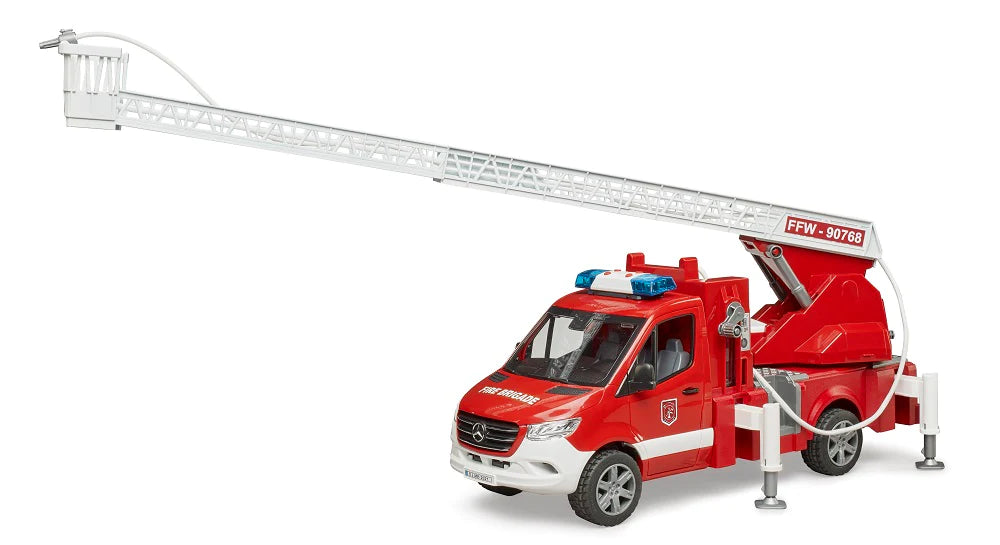 Bruder MB Sprinter Fire Engine w/ Ladder, Water Pump and Light & Sound