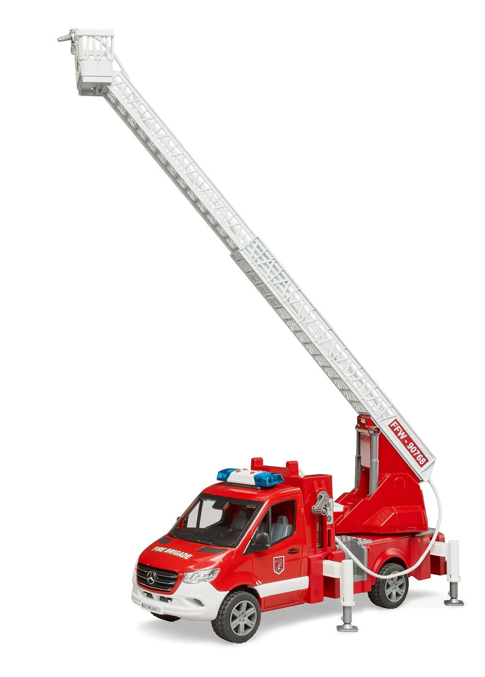 Bruder MB Sprinter Fire Engine w/ Ladder, Water Pump and Light & Sound