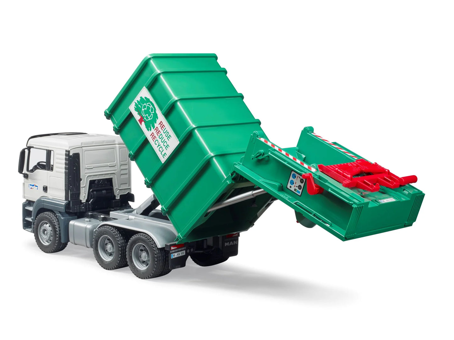 Bruder MAN TGS Rear Loading Garbage Truck (Green)