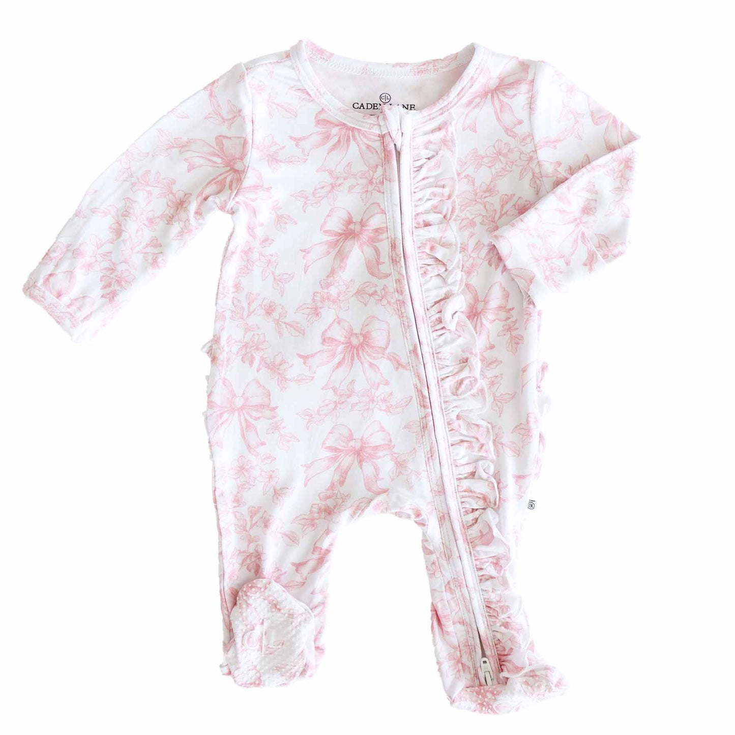 Fancy Frills | Ruffle Zipper Footie