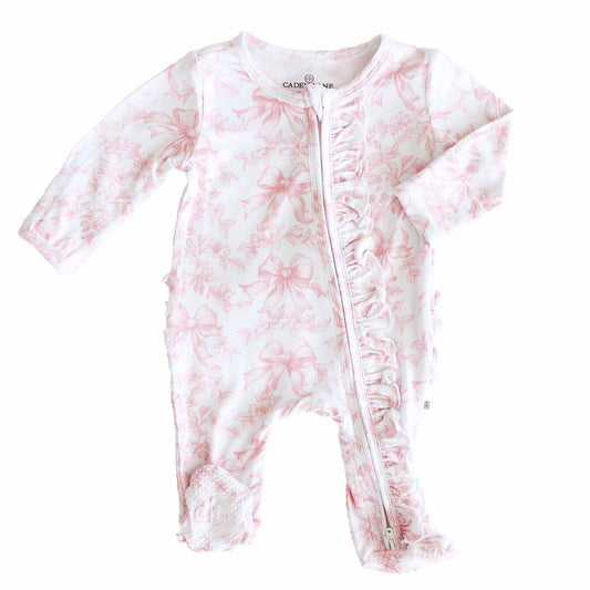 Fancy Frills | Ruffle Zipper Footie