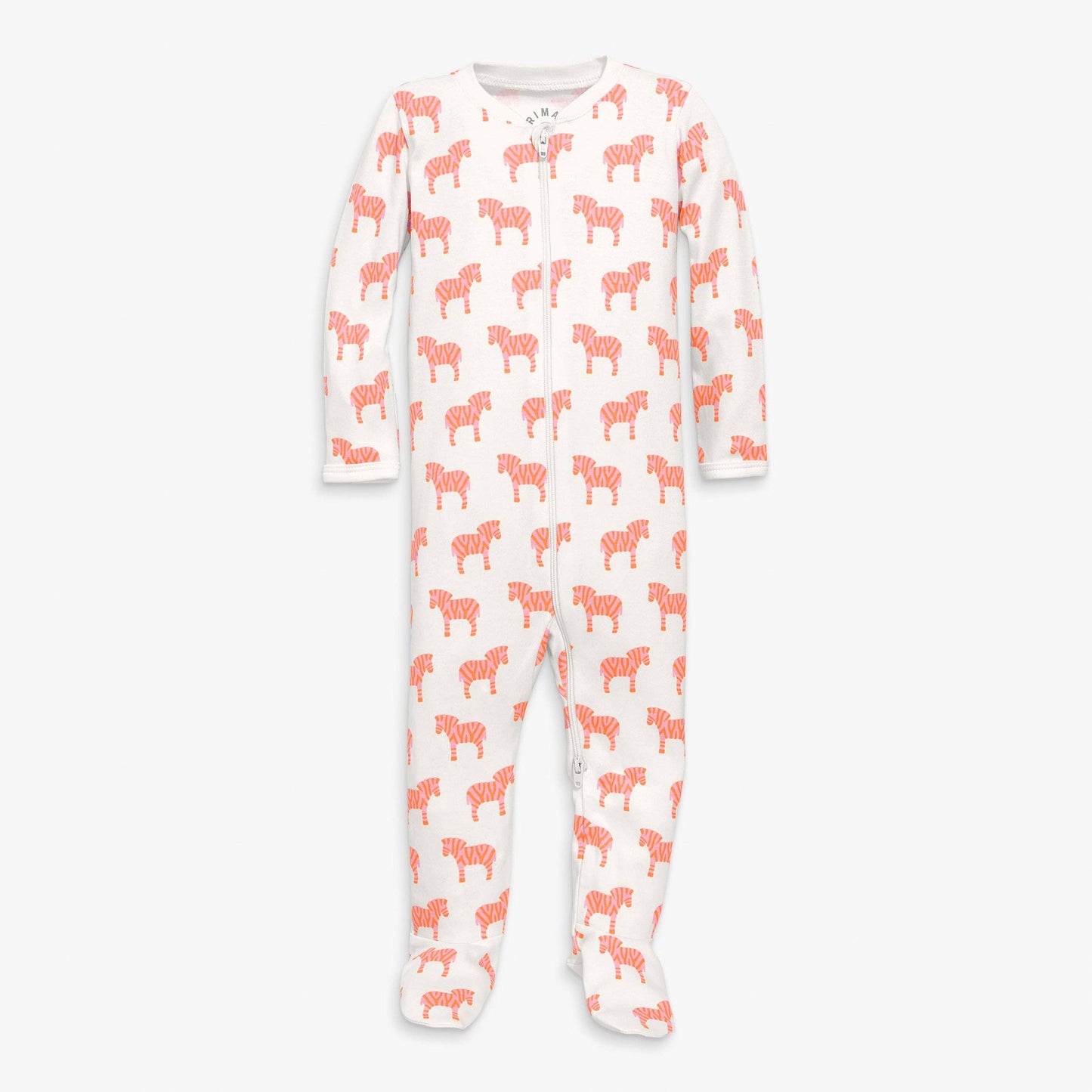 Organic Animal Friends Zip Footie