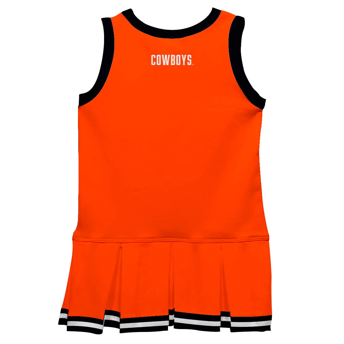 OSU Cowboys Orange Sleeveless Cheerleader Dress