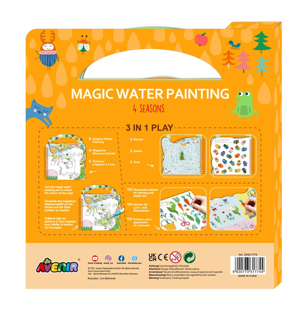 Avenir - Magic Water Painting 4 SEASONS