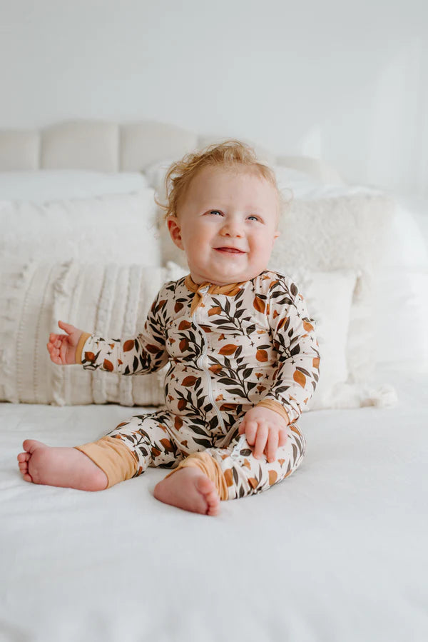 Amber Grove Bamboo Convertible Footie Pajamas