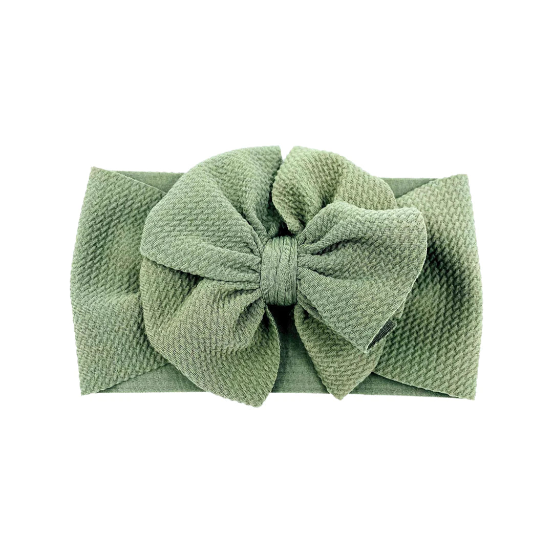 Dusty Olive Headwrap - Mini Messy