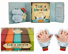 Tickle Monster Laughter Kit book & mitts - Compendium