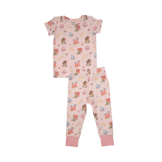 Cowgirl Boots S/S Loungewear Set