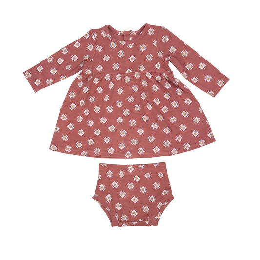 Daisy Dot Simple Dress and Bloomer