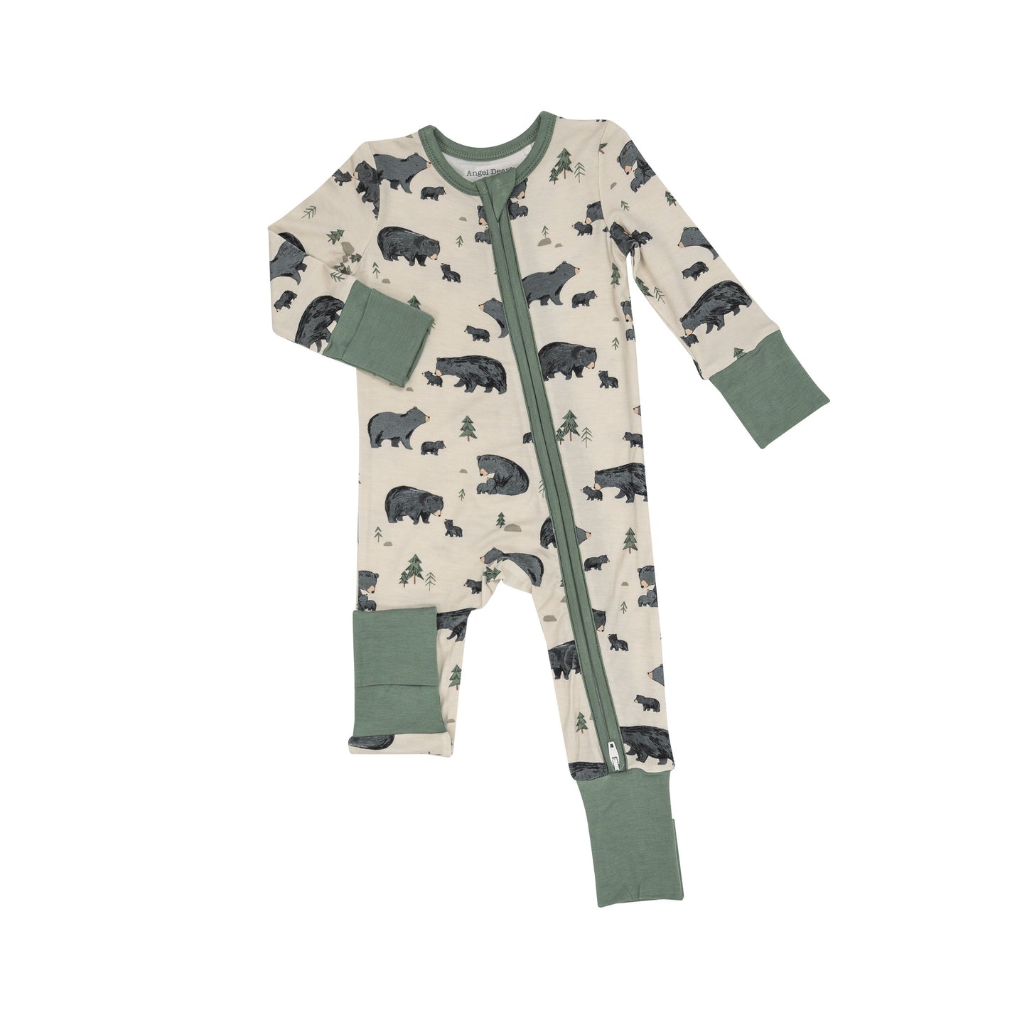 Black Bear 2-way Zipper Romper
