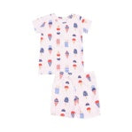 American Ice Cream-Pink Loungewear Shorts Set