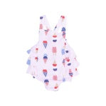 American ice Cream Ruffle Sunsuit