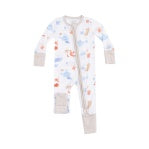 2 Way Zipper Romper Coastal ABCs