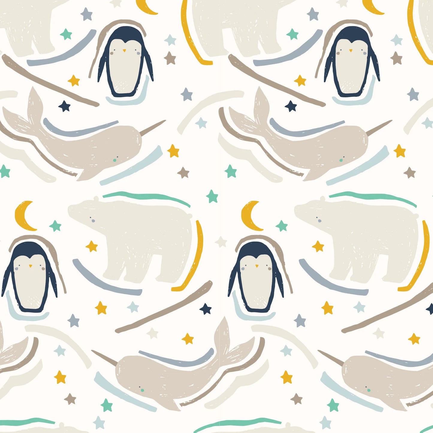 Wish You Whale Modal Magnetic Cozy Sleeper Gown + Hat Set