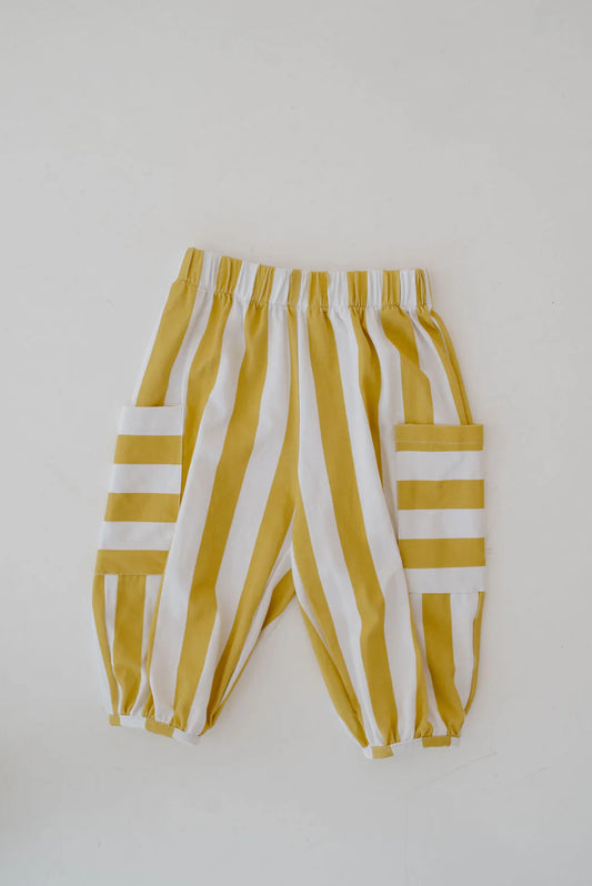 Amalfi Yellow Stripe Pants