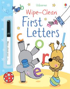 Wipe-Clean: First Letters by Usborne