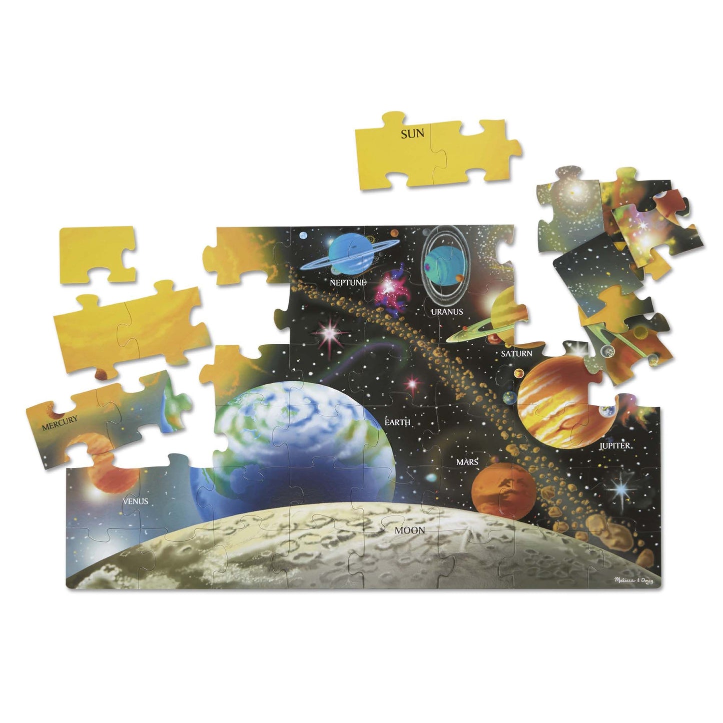 Solar System Floor Puzzle - 48 Pieces