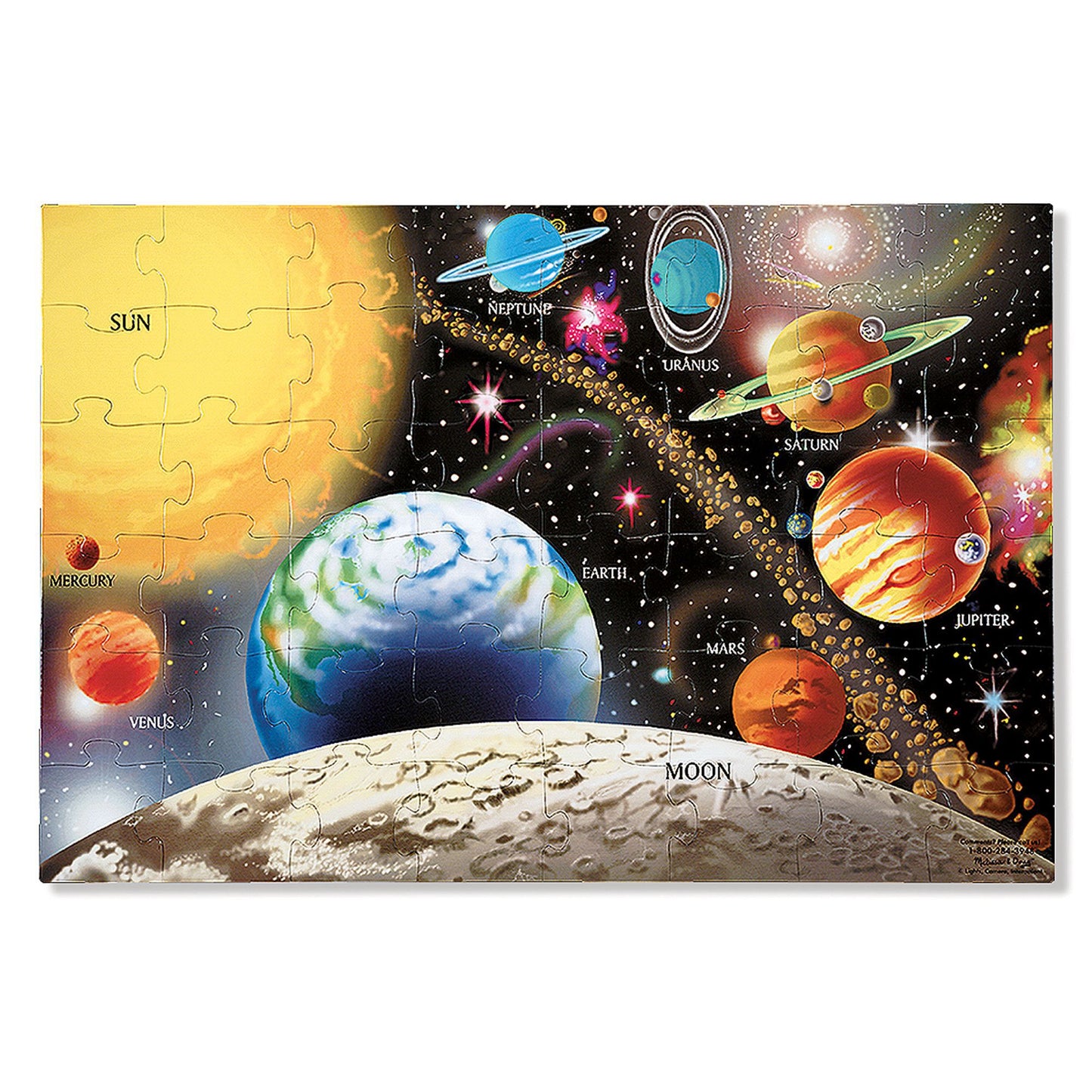 Solar System Floor Puzzle - 48 Pieces