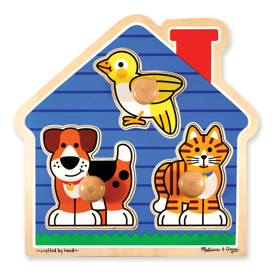 House Pets Jumbo Knob Puzzle - Melissa & Doug