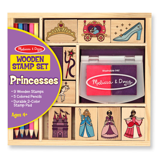 Wooden Stamp Set - Princesses