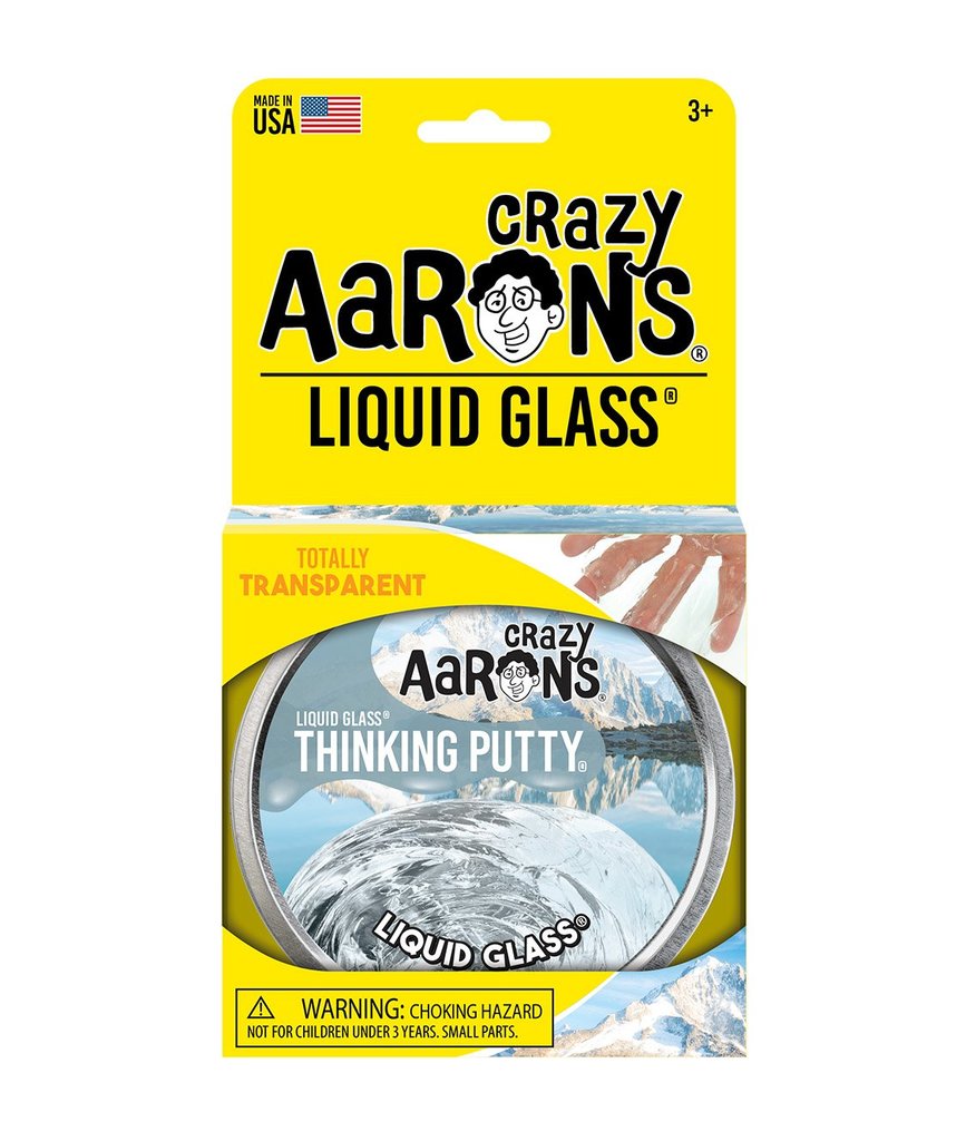 Crazy Aaron's Crystal Clear Thinking Putty - Liquid Glass