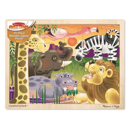 African Plains 24pc Wooden Jigsaw Puzzle