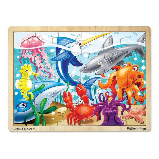 Under the Sea 24pc Wooden Jigsaw Puzzle