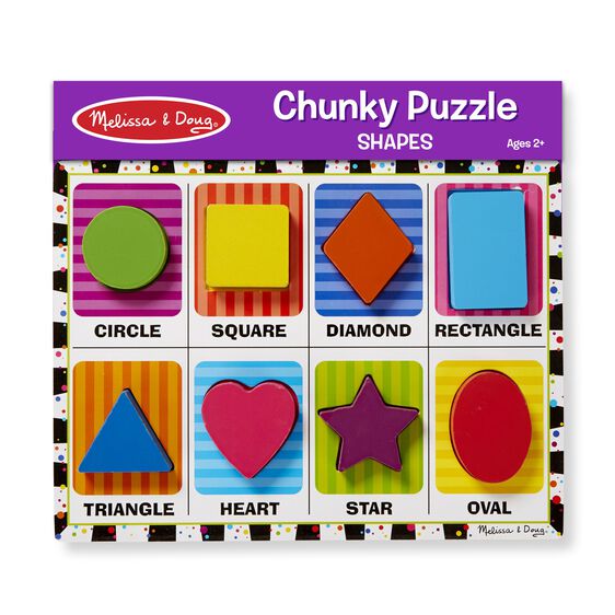 Shapes Chunky Puzzle - Melissa & Doug