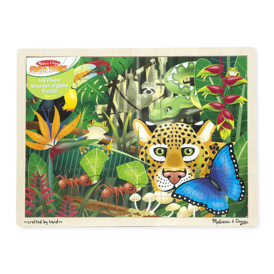 Rainforest 48pc Wooden Jigsaw