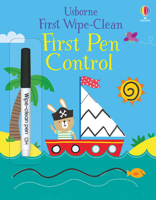 First Wipe-Clean Pen Control - By Usborne