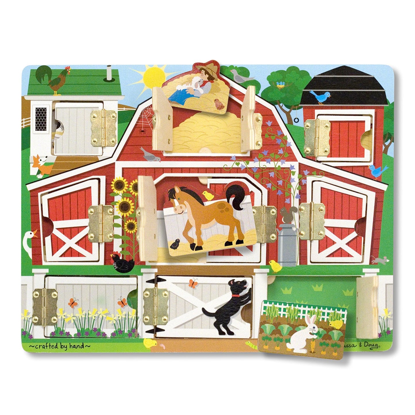 Magnetic Hide & Seek Farm