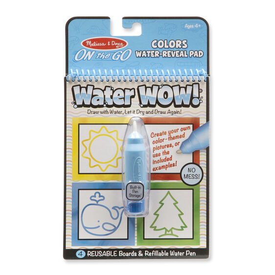 Water Wow! Colors & Shapes Water-Reveal Pad - On the Go Travel Activity