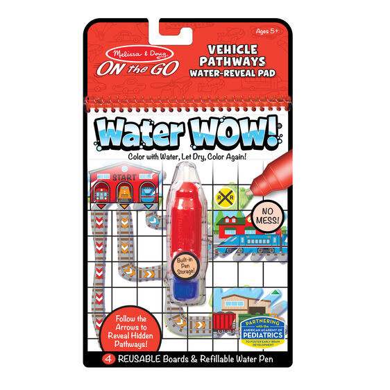 Water Wow! Vehicles Pathways - On the Go Travel Activity